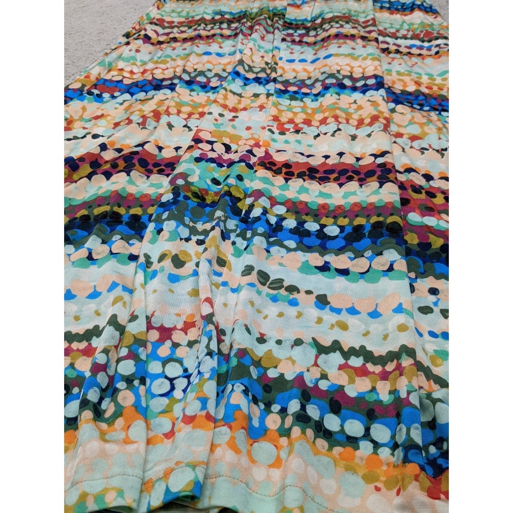 Cap Juluca Aldo Martins Dress L Colorful Abstract Cinco de Mayo Siesta Boho - Picture 14 of 16